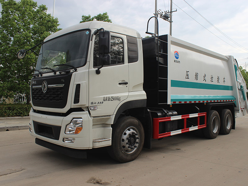 東風天龍18方-20方后雙橋壓縮垃圾車